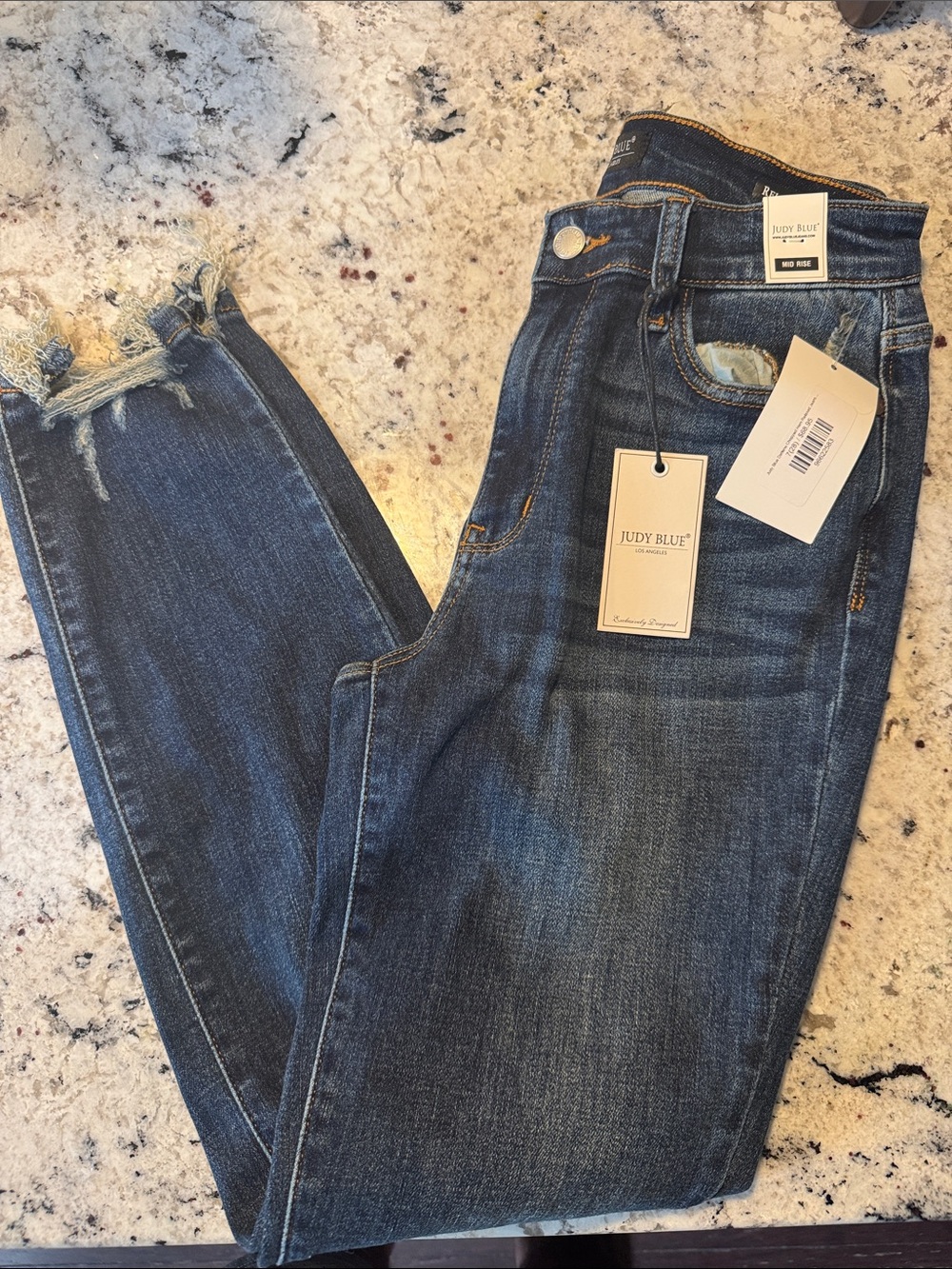 Judy Blue Dark Wash Relaxed fit Skinny Jeans